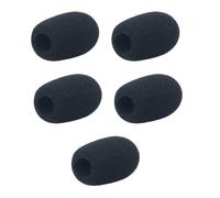 Limtula 5 esponjas de espuma profesionales para parabrisas de micrófono, para conferencias, sonido claro, ampliamente compatible con filtro de espuma para parabrisas de micrófono