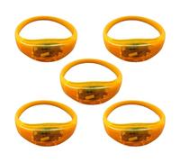 Limtula 5 pulseras LED con control de sonido que brillan y parpadean para KTV, Navidad, Año Nuevo, festival, suministros para fiestas, decoraciones para bodas