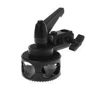 Limtula Abrazadera giratoria de un solo agarre para soporte de cabeza para estudio fotográfico, soporte reflector, soporte de clip de repuesto