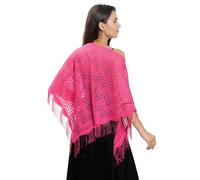 Limtula Abrigo de chal de encaje triangular de para vestidos de noche que agrega a ocasión especial Abrigo de hombro ondulado para vestido de noche de dama Hombro