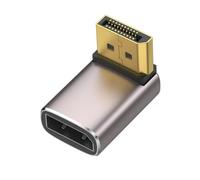 Limtula Adaptador 8K 1 4 Convertidor De Conectores Verticales Macho a En Ángulo Recto De 90 Grados Extensor En Forma De L Adaptador De Ahorro De Espacio