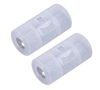 Limtula Adaptador convertidor de batería de tamaño 2X AA a C para Estuche convertidor de batería