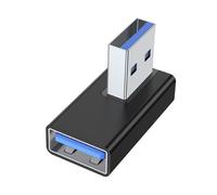 Limtula Adaptador de Codo de Datos USB3.0 Macho, Black TO The Right