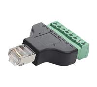 Limtula Adaptador RJ45 a 8 Pines con diseño de Bloqueo de Tornillo, B | Conectores de fácil instalación con fijación por tornillo para conexión de red estable sin herramienta de