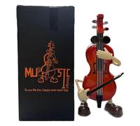 Limtula Adorno de Instrumentos Musicales, diseño de Columpio Hecho a Mano, Cajas de música de de Calidad de Sonido Transparente, Cajas de música para violonchelos