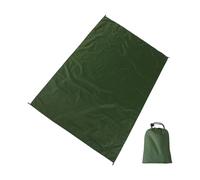 Limtula Almohadilla de camping multifuncional de secado rápido, capa impermeable con revestimiento plateado, para hierba, manta de picnic de poliéster