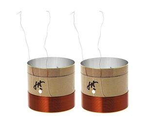 Limtula Altavoz de Resistencia Bobinas de de Voz de 51, 5 mm de diámetro Uso Duradero Bobinas de Voz de subwoofer de impedancia de 8 Ω