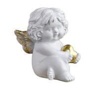 Limtula Angelical Sosteniendo Corazón Estatua Amor Expresión Resinas, A
