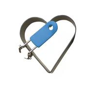 Limtula Anillos de huevos de corazón grandes multiusos con agarre resistente a las quemaduras para un manejo seguro mientras haces sándwiches de desayuno, sándwiches de desayuno