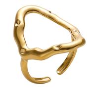 Limtula Anillos geométricos de acero inoxidable a, resistentes a los arañazos, joyería elegante todos los días, accesorio para dedo, joyería geométrica única