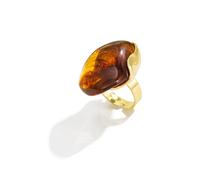 Limtula Anillos geométricos de resina, forma irregular, vintage, teñido, claro, ligero, resistente para todas las ocasiones, declaración de, anillos veteados