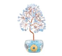 Limtula Árbol en Maceta de con Piedras de, árbol de Dinero para atraer Riqueza, Regalo para Riqueza Profesional de Negocios