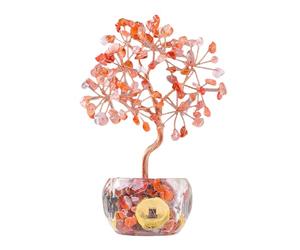 Limtula Árbol en Maceta de con Piedras de, árbol de Dinero para atraer Riqueza, Regalo para Riqueza Profesional de Negocios