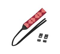 Limtula Banda para cuello de la cámara Patrón temático de corazón Clips de liberación rápida Ideal para viajes y uso aire Cinturón para cámara DSLR