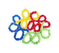 Limtula Bandas de ejercicio portátiles Teamworks cooperativas, elásticas, resistentes a desgarros, forro polar para integraciones de actividades grupales, movimiento dinámico, gran elasticidad