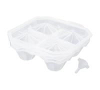 Limtula Bandeja de Bloques de con Forma de de 4 cavidades para elaborar esferas de Herramienta Esencial para Cualquier Camarero o mixólogo casero Molde para Bebidas