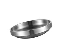 Limtula Bandeja de condimentos de Acero Inoxidable, pequeño para Salsa de Barbacoa, Kimchi y condimentos para Cocina, Comedor y Catering, Bandeja para Servir en la Cocina