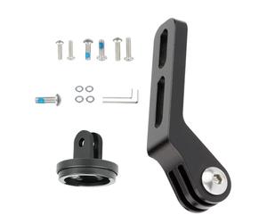 Limtula Bicicletas Manillar Integrado Soporte de Faro Soporte de luz para Bicicleta de Carretera Cámara Deportiva de extensión de aleaciones de Aluminio de luz para Bicicleta de Carretera
