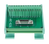 Limtula Bloque de conectores SCSI profesional para bibliotecas de cintas, convertidores de 14P a 100P, diseño de circuito claro, bloque de conexión SCSI de fácil montaje