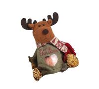 Limtula Bolsa con cierre deslizante de figura de nieve de Papá Noel para almacenamiento de caramelos, bolsa de fiesta para muñecas de caramelo