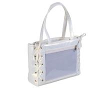 Limtula Bolso de hombro Bolso informal Itabag de PVC con almacenamiento y opción de transporte múltiple Bolsas para las axilas Bolso de hombro Itabag