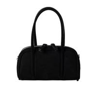 Limtula Bolso de hombro de ante de alta calidad con correa desmontable para uso casual y de oficina, bolsas de viaje, Black, One Size