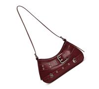 Limtula Bolso de hombro de con hebilla, bolso de compras, | Bolso retro para todos los días, Otoño Invierno, bolso de viaje, PU, bolso de hombro moderno con hebilla