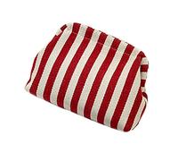 Limtula Bolso de punto de colores de contraste de para mujer | Bolso de ganchillo que hace punto bolso de la bola de hervida Bolsas de maquillaje ocasionales