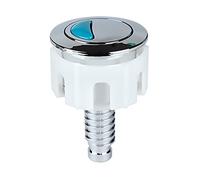 Limtula Botón para Tanques de Agua de Inodoro de Doble Descarga, Forma Redonda, pulsador para Inodoro, Botones de Doble Descarga, botón pulsador para baño, de reemplazo, y Metal