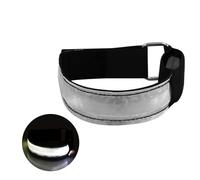 Limtula Brazalete con luz de celosía LED para Correr de Noche, Ciclismo, Mejorar la Visibilidad, rangos Largos, y Seguro para niños, Correa para Brazo Brillante, White