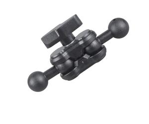 Limtula Brazo de extensión de Cabeza esférica Doble modificable de 17 mm | Brazo de enlace de puerto de doble esfera giratorio completo para poseedores de teléfonos con pantalla