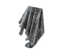 Limtula Bufanda Hijab con estampado animal elegante, envoltura para la cabeza para mujeres y hombres, accesorio de, chal multiusos de tela satinada para bufanda con estampado animal diario