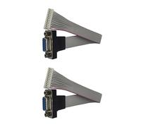 Limtula Cable adaptador de señal VGA a PH2.0 de 12 pines con fácil instalación en espacio reducido para ahorrar espacio eficiente