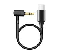 Limtula Cable Auxiliar Tipo C a 3, 5 mm Línea de Cable Adaptador audional USB C de 3, 5 mm para micrófono Rode/para cámaras Action 4/3 / 2 Cable de transmisión audional de Calidad