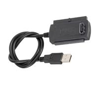 Limtula Cable convertidor USB para Unidad integrada, Black USB | Transferencia de datos de velocidad para unidad de disco duro externo, pieza de repuesto de Cable de estación