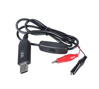 Limtula Cable de conversión de voltajes con Pinzas de cocodrilo USB de 5V