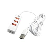 Limtula Cable Divisor USB2.0 Concentradores de Carga de 3 Puertos con Cable de 30/120 / 300 mm para Accesorios de computadora y Bancos de energía Concentradores de Carga USB de Viaje Puerto múltiple