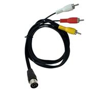 Limtula Cable flexible Din de 8 pines a 3 Cable DIN de 8 pines a 3 para perfecta integración con varios dispositivos de música Fácil Plug and Play