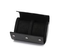 Limtula Caja de reloj de PU, a prueba de polvo, soporte, Black B | Cajas de almacenamiento a prueba de polvo para relojes mecánicos, soporte para exhibición de joyas, de lujo,