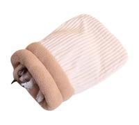 Limtula Cama para gatos para clima frío, forro de terciopelo grueso, saco de dormir para gatos que descansan acurrucándose en interiores, sacos de descanso para mascotas, bolsa para mascotas