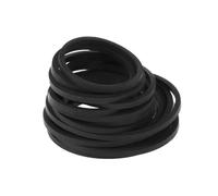 Limtula Cinta de casete de 2 mm de ancho para máquina de cinta de casete, varios cinturones de goma cuadrados comunes para grabadoras, 20 unidades