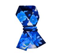 Limtula Cinturón de cuello tipo kimono japonés, núcleos rígidos japoneses, accesorio tradicional con patrón de flores para mujer, accesorio de collar, Traje de cuello forrado 8, Talla única
