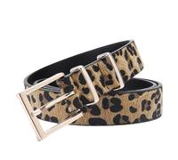Limtula Cinturón Hebilla Caliente Estampado de Leopardos Cadena Cinturón de Traje para Envolver Vestido Cintura para Traje Falda Jeans Joyería Estampado de Leopardos Hombres