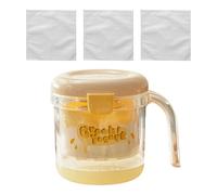 Limtula Colador De Yogur Reutilizable con Malla Herramienta Casera para Utensilios Cocina Resorte Acero Uso Doméstico Colador Casero