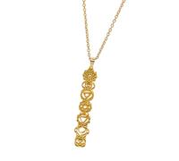 Limtula Collar con colgante de chakras para mujeres y hombres, joyería de yoga de acero inoxidable, joyería de yoga espiritual