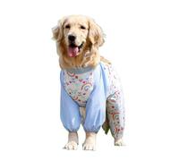 Limtula Colorido overol de cuerpo completo con protección de piernas para perro, para la playa y la exploración de senderos, ropa elegante