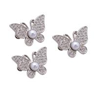 Limtula Conjunto de 3 tensores de cintura sin costura con diamantes de imitación y para cintura para pantalones vaqueros, accesorios de ropa para mujer, botón de de metal