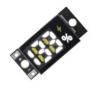 Limtula Consumo de energía Medidor de Porcentaje de batería Indicadores de Pantalla de energía en Miniatura para proyectos de Aplicaciones 1 S 2S 3 S 4S Módulo de monitoreo de batería pequeño