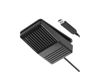 Limtula Controlador de pie para Ordenador con función de grabación de Macros, teclados de ratón Personalizables, Teclas de Acceso rápido, interruptores de pie USB Impermeables