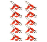 Limtula De 10 Clips de liberación de Pesca Distancia de Lanzamiento Mejorada y construcción de Gancho simplificación cebos de Pesca de Carpa Clip Impactos cebos